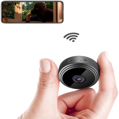 Versteckte Kamera Mini Kamera 1080P Tragbare kleine HD Kamera schwarz