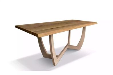 Esszimmer Esstisch 180cm Holz Küchentisch Tisch 90x180 braun modern