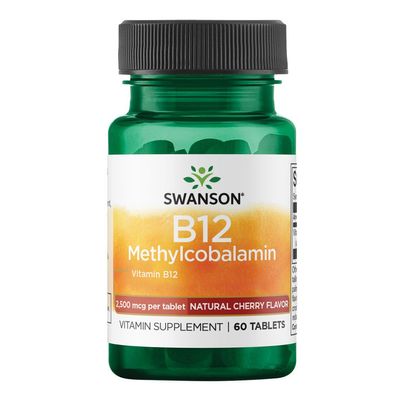Swanson, Vitamin B12 Methylcobalamin, 2500mcg, 60 Tabletten
