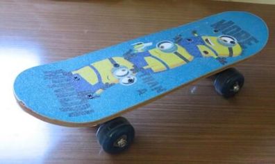 Kinder-Skateboard * Minions * 43x13 cm groß * aus Holz * bis 20 Kilo