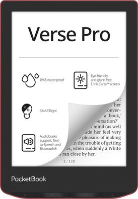 PocketBook Verse Pro - Passion Red DACH-Version