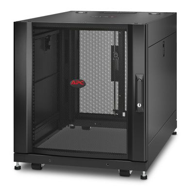 APC - NetShelter SX 12U Server Rack 600mm x 900mm, Schwarz