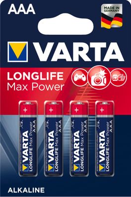 VARTA Longlife Max Power AAA Blister 4 (DE)