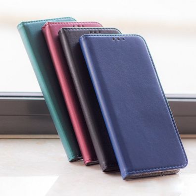 Smart Magnetic Tasche Hülle Buch Tasche kompatibel mit iPhone 15 Serie