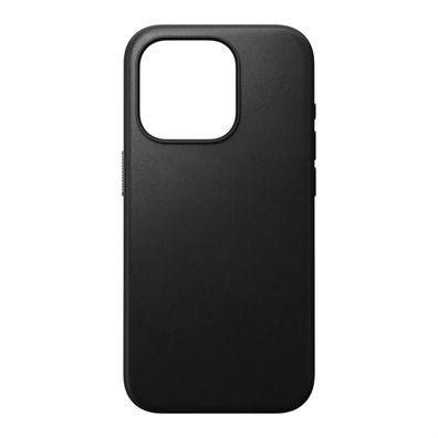 Nomad Modern Leather Case für iPhone 15 Pro - Schwarz