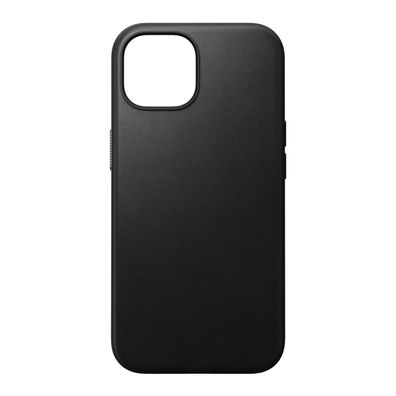 Nomad Modern Leather Case für iPhone 15 - Schwarz