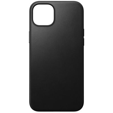 Nomad Modern Leather Case für iPhone 15 Plus - Schwarz
