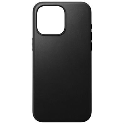 Nomad Modern Leather Case für iPhone 15 Pro Max - Schwarz
