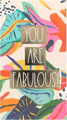 Postkarte Hello you 39-You are fabulous!