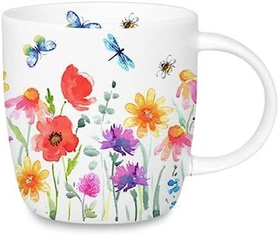 Teebecher Teetasse Tasse Becher Formano Tasse Becher mit Blumen Porzellan Sophie