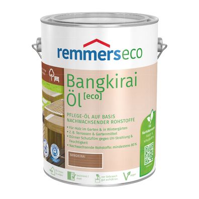 Remmers Eco Bangkirai-Öl Gartenholz-Öl Holz-Öl Terrassen-Öl Pflege-Öl 0.75L
