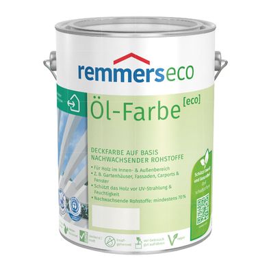 Remmers ECO Öl-Farbe Deckfarbe Holzfarbe Holzschutz Ölfarbe 0.75L Farbwahl