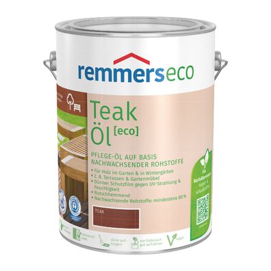 Remmers Eco Teak-Öl Gartenholz-Öl Holz-Öl Terrassen-Öl Pflege-Öl 5L
