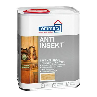 Remmers ANTI-INSEKT - 5 LTR (FARBLOS) Holzschutzmittel Insekten Bekämpfen