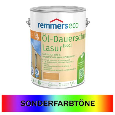 Remmers ECO Öl-Dauerschutz-Lasur Holzschutzlasur 2.5L Sonderton Farbwahl