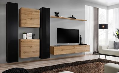 Designer Wohnzimmer Möbel 4x Wandschrank Luxus Einrichtung Hänge Schrank