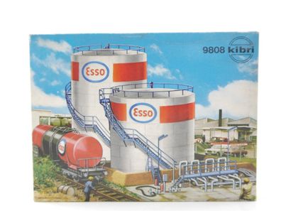 Kibri H0 B-9808 Bausatz Industriegebäude Tankanlage "ESSO" E597