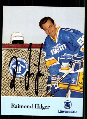 Raimond Hilger Hedos München 1993-94 Eishockey Original Signiert + A 228905