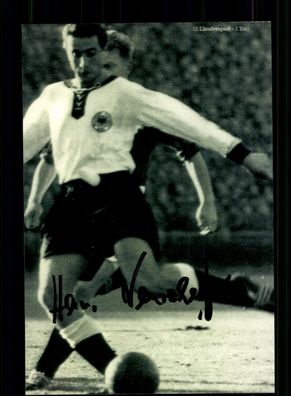 Hans Neuschäfer DFB Nationalspieler 50er Jahre Foto Original Signiert + A 229091