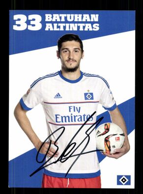 Autogrammkartensatz Hamburger SV 2015-16 4 Karten Original Signiert (3951)