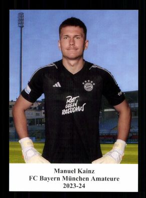 Manuel Kainz Autogrammkarte Bayern München Amateure 2023-24
