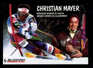Christian Mayer Autogrammkarte Original Signiert Skialpin + A 200966