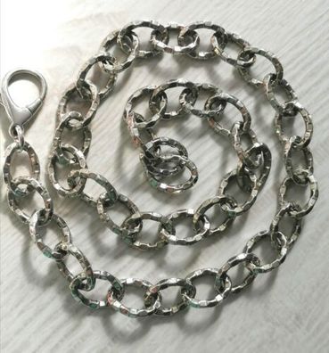 Massive Silber 925 Kette Collier, ca 51cm, 1.1cm, 32.77g, Neuwertig , Top!!