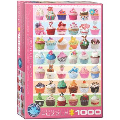 Eurographics 6000-0586 - Cupcakefest , Puzzle, 1.000 Teile Cupcakef