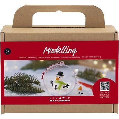 Mini Kreativ Set Modellieren Schneemann