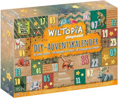 Playmobil Wiltopia 71006 DIY Do-it-Yourself Adventskalender Tierische Weltreise ...