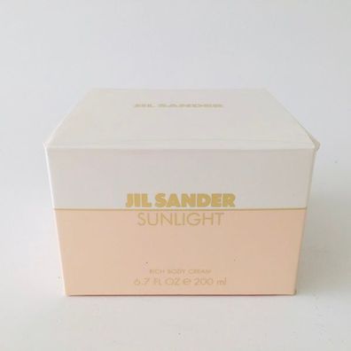 Jil Sander Sunlight Rich Body Cream 200ml