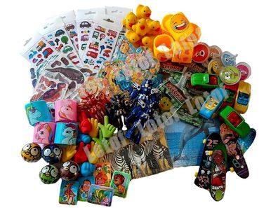 10-50 verschiedene Teile Mitgebsel Mix Spielzeug für Give Away Geburtstag Party