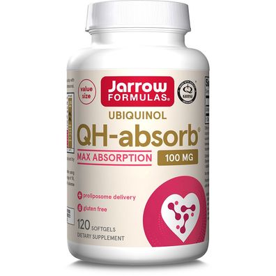 Jarrow Formulas, Ubichinol, Q10 QH-absorb, 100 mg, 120 Weichkapseln