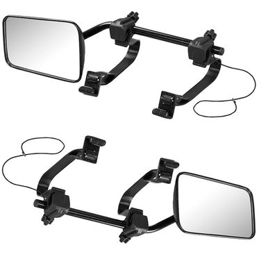 2 Stück Deluxe Caravanspiegel Spiegel Wohnwagenspiegel Aufsetzspiegel Universal