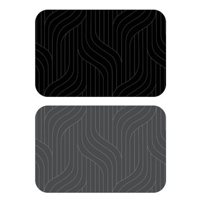 Badezimmerteppich, Supersaugfähig Kieselalgenschlamm Badematte, Farbe: Schwarz, Grau