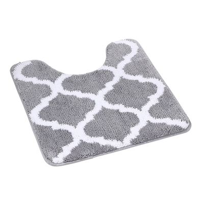 Badematte Duschvorleger Badvorleger Flur rutschfest Matte Teppiche, Farbe: grau