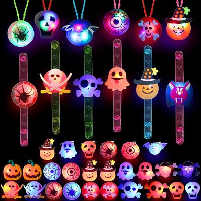 LED Leuchtspielzeug fér Kinder,24 Stécke Halloween Party Favors; Anzahl Teile:24