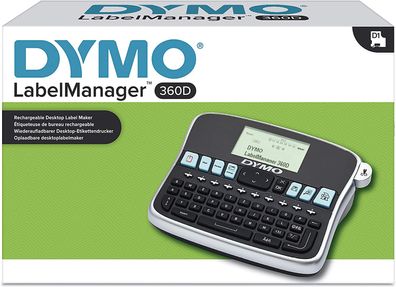DYMO LabelManager 360D Professionelles Beschriftungsgerät für Tisch oder mobil ...