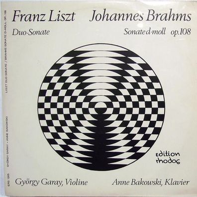 Edition Rhodos ERS 1205 - Franz Liszt, Duo-Sonate / Johannes Brahms, Sonate d-mo