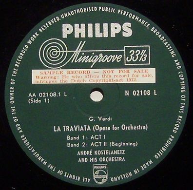 Philips N 02108 L - La Traviata