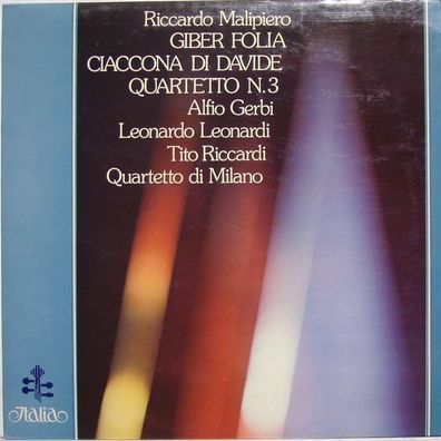 Italia ITL 70040 - Giber Folia, Ciaccona Di Davide, Quartetto N. 3
