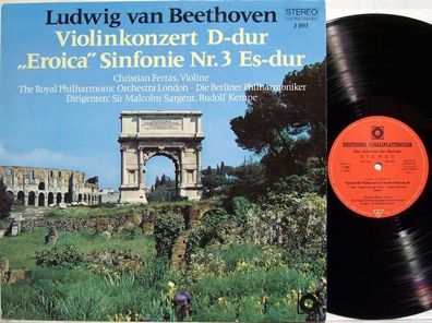 Deutscher Schallplattenclub J 093 - Violinkonzert D-dur / "Eroica" Sinfonie Nr.