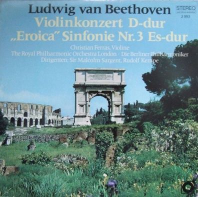 Deutscher Schallplattenclub J 093 - Violinkonzert D-dur / "Eroica" Sinfonie Nr.