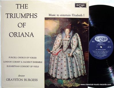 Argo ZRG 643 - The Triumphs Of Oriana (Music To Entertain Elizabeth I)