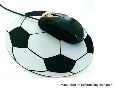 Mousepad Mauspad Fußball | Computer Büro Schule Home-Office Geschenk Weihnachten