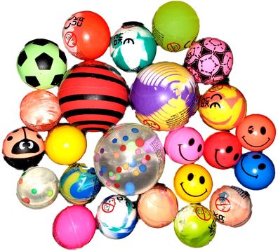 24 x FLUMMI Füllung für Adventskalender verschiedene Größen und Farben Springball