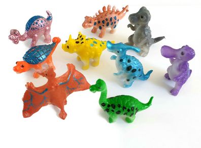 8 x Dinosaurier Dino Figur 3-5 cm groß | Mitgebsel Kindergeburtstag Jungen KITA