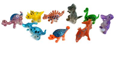 24 x Dinosaurier Dino Figur 3-5 cm groß | Mitgebsel Kindergeburtstag Jungen KITA