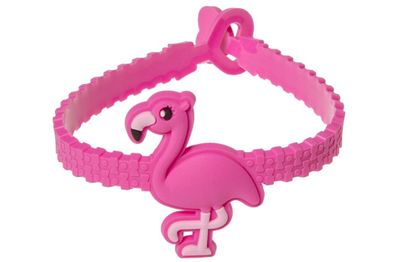18 x Armband Flamingo pink | Geburtstag Mitgebsel Tombola | Mädchen KITA Schule