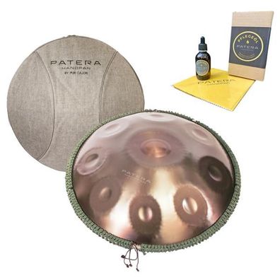 Patera Handpan HPDM-6 D-Kurd Edelstahl mit Pflege-Öl